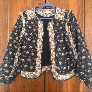 Karlie Navy Floral Women's Blazer